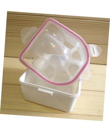 Ipetboom Nail Powder Bowl Soak off Bowl Acrylic Nail Remover Bowl Manicure Tools Manicure Care Soak Bowl Manicure Soak Bowl Nails Soaking Remover Bowl Nail Spa Bowl Hand Bowl Thicken - Buy Online on GoSupps.com