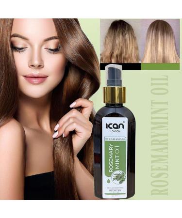 ican London Strengthening & Healthy Hair Growth Rosemary Mint Treatment Oil 150ml - Buy Online on GoSupps.com