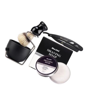 minkissy 1 Set Men's Care Set Man Shave Bristle Hairbrush