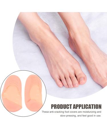 Buy 4 Pairs Silicone Foot Spa Socks | Moisturizing Gel Bladder & Toe Protection | International Shipping Available - Buy Online on GoSupps.com