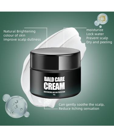 Nourishing bald cream scalp care cream natural bald cream for men head lotion for baldness nourishing and scalp care for bald people against skin irritations HairCare Cream - Buy Online on GoSupps.com