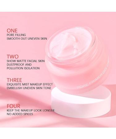 Pore Base Gel Cream Face Primer - Lightweight Concealer Cream for Silky Smooth Skin - 1.05 Fl Oz - Buy Online on GoSupps.com
