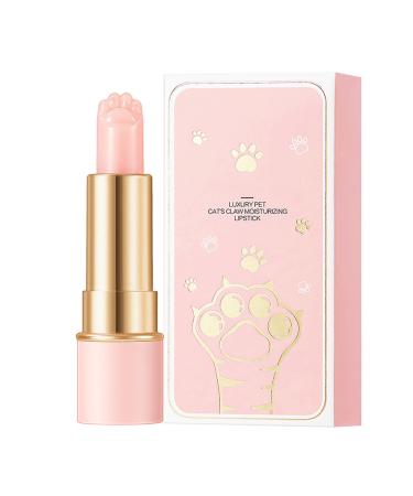 ACSUSS Fun Cat Paw Lip Balm Color Changing Natural Tint 3 5g Hydrating Moisturizing Lip Butter Smooth Soft Lips Care Daily Use Pink One Size One Size Pink