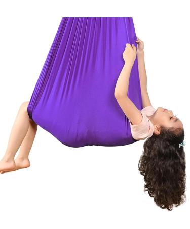 Ssimoo Stretchy Sensory Body SOX - Full-Body Calming Wrap for Autism & Anxiety Relief | Purple 100x280cm - Buy Online on GoSupps.com