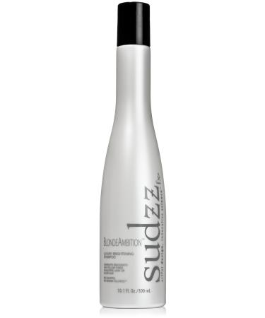 SUDZZFX BlondeAmbition Luxury Brightening Shampoo - Blonde Hair Shampoo - Sulfate Free Shampoo for Men & Women - Travel Size Shampoo - Color Treated Shampoo - Blue Shampoo for Gray Hair 10.1 Fl Oz 10.1 Fl Oz (Pack of 1)