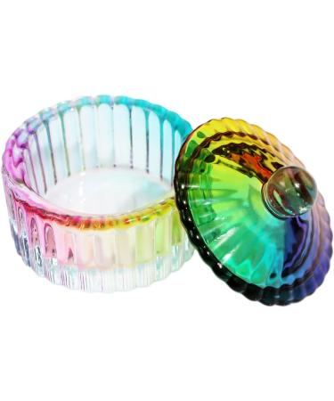 Nails Art Glass Dappen Dish Crystal Glass Dish Nails Art Dappen Dish With Lid Heart Shaped Liquids Crystal Cup - Buy Online on GoSupps.com