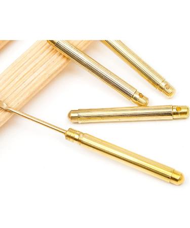 SSWERWEQ Ear wax removal tool 1pc Gold Color Folding Type Earpick Earwax Cleaner Ear Spoon Portable Ear Pick Ear Wax Removal Tools - Buy Online on GoSupps.com