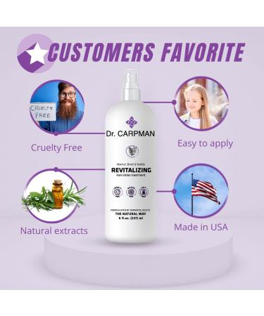 Dr. Carpman Volume Enhancing Anti Hair Loss Lotion - 8 fl. oz. - Hair Care with Natural Extracts for Strengthening & Growth - Buy Online on GoSupps.com