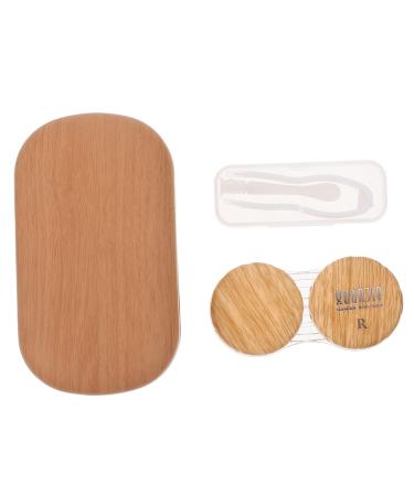 Cabilock 1 Set-Box Companion Colored contact lenses Pet lens tank clean contact case bottle with contact lens solution contact lenses tweezers umkarton: plastic travel suitcase eyes 9.5x5.5cm colored 2