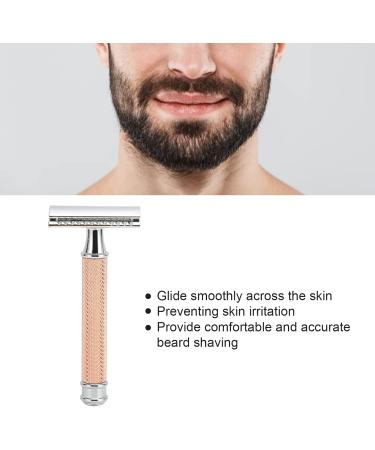 Hapivida Double Edge Safety Razor - Ros gold Women's Razor & Professional Men's Beard Razor | Non-Slip Chrome Handle & Stand | International Shipping Available - Buy Online on GoSupps.com