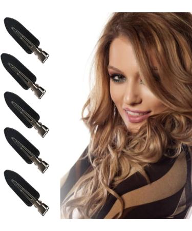 No Bend Hair Clips 10 Pcs - No Crease Makeup Hair Clip for Fashionable Hairstyles - Black - Buy Online on GoSupps.com