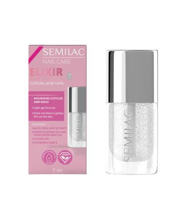 Semilac Semilac Elixir Gel for Nails & Cuticles - Aloe Nourishing & Moisturizing Vegan 5ml