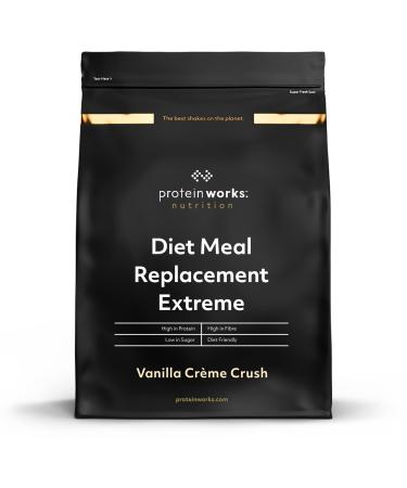 Protein Works - Diet Meal Replacement Extreme |Diet shake for weight control 25g high -quality protein |Shake weight |16 servings |Vanilla cream |1kg vanilla cr me crush 1 kg (1 Pack) - Buy Online on GoSupps.com