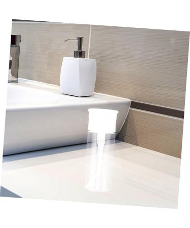 Mikinona 1 Set Nail Polish Remover Bottle Glass Dispenser Press down Bottle Nails Pump Dispenser Bottle Empty Bottle Press Dispenser for Polishing Compound Soap Pp Toner Bottle - Buy Online on GoSupps.com