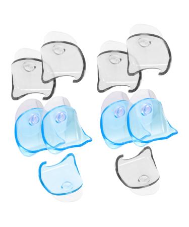 Minkissy 10st Razor holder made of razor stand Razor razor for the shower wall rasierstand storage stand for razor shaving hooks suction cup man exhibition stand plastic