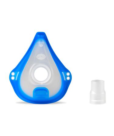 Pari vortex adult mask soft with mask connection - inhalation aid accessories for inhalation in combination with medication sprays - 1 piece.