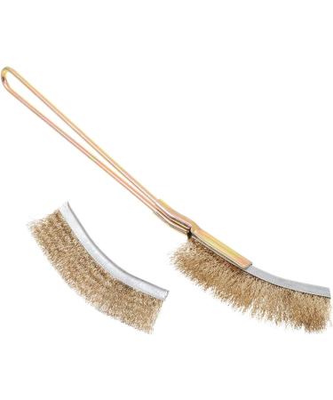 Mipcase 2 Sets Bird Cage Cleaning Brush Broom Handle Parrot Cage Cleaning Cage Birdcage 24X3X2CMx2pcs Curved Headx2pcs - Buy Online on GoSupps.com