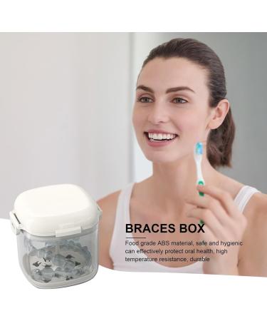 Evember Aligner Case - Transparent Tooth Alignment Box with Mirror & Brush | Ideal for Home & Travel - Buy Online on GoSupps.com