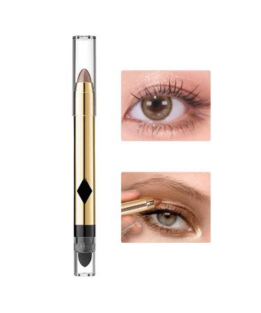 Eyeshadow - Double-Ended Pearlescent Eyeshadow Stick Crayon Brightener Highlighter Makeup Stick Kit Waterproof Shimmer Eyeliner Makeup Tmay 06#