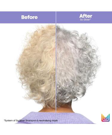 Matrix Total Results So Silver Purple Shampoo 10.1oz - Neutralizes Yellow Tones, Tones Blonde & Silver Hair - Color Depositing Shampoo for Color Treated Hair - Buy Online on GoSupps.com