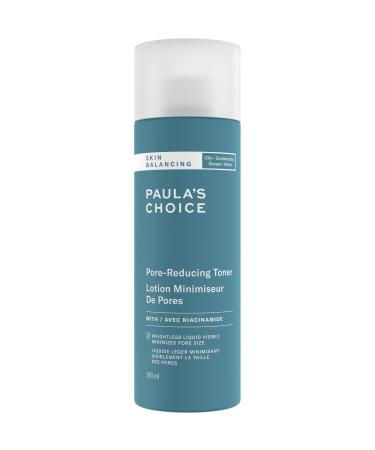 Paula's Choice SKIN BALANCING Pore-Reducing Face Toner with Niacinamide Minimizes Large Pores Replenishes and Hydrates Oily & Combination Skin Fragrance-Free & Paraben-Free 190 ml