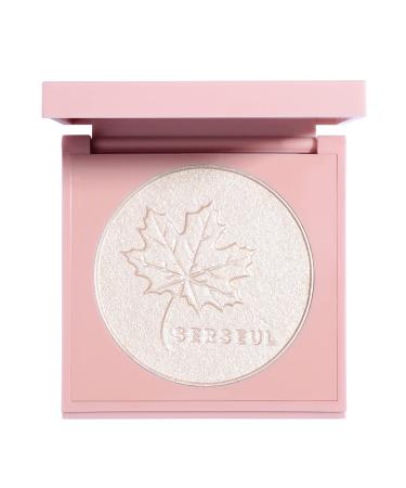 Serseul Glossy Glitter Highlighter Makeup Palette with Mirror - White Champagne 01 - Buy Online on GoSupps.com