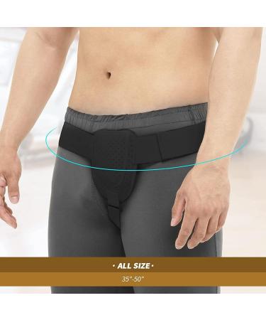 Samnuerly Inguinal Hernia Belts for Men & Women | Adjustable Post-Operative Supporters - Buy Online on GoSupps.com