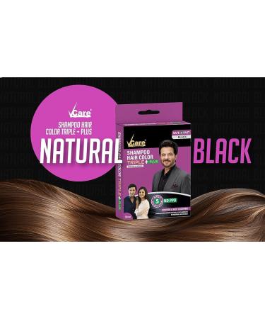 Buy Black Shampoo Hair Color (15ml Pack of 10) - International Shipping Available - Buy Online on GoSupps.com