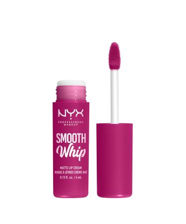 NYX PROFESSIONAL MAKEUP Smooth Whip Matte Lip Cream Long Lasting Moisturizing Vegan Liquid Lipstick - Bday Frosting (Violet Red) 09 Bday Frosting