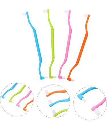 Gatuida Braces Double-Headed Toothbrush Cleaning Tool - 4 Piece Set for Professional Dental Care & Travel | Perfect Household Toothbrush Supplies - Buy Online on GoSupps.com