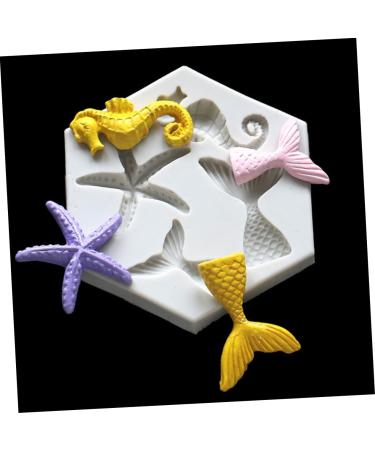 MAGICLULU DIY Baking Mold 4 Pcs Mold Cake Silica Gel Fudge Silicone Sweet Mould 9X7.5X0.8CMx2pcs Greyx2pcs - Buy Online on GoSupps.com