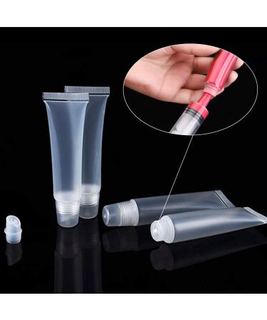 Rolybag 10ml Lip Gloss Empty Tubes Containers - 22 Pack | Refillable Squeeze Tubes for DIY Cosmetics - 25 Count - Buy Online on GoSupps.com