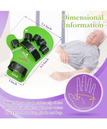 KAVIL Hand Brace Splint for Stroke Recovery Finger Straightener Extender with Support for Right or Left Hand - Buy Online on GoSupps.com