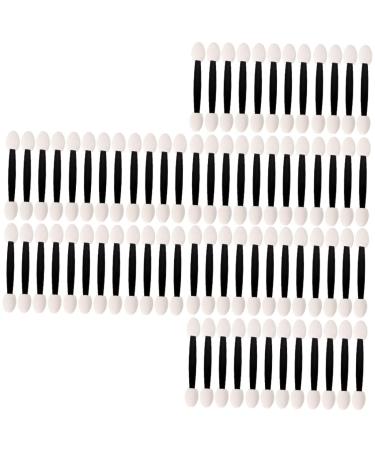Balacoo 3pcs 4 Double Ended Eye Shadow Stick Beauty Sponge Oval Tipped Eyeshadow Cosmetics Brush Set 6.1x1CMx3pcs As Shownx3pcs
