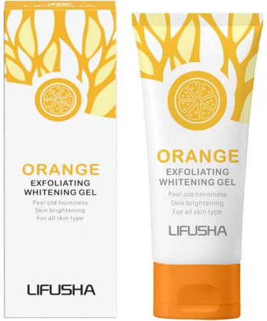 Brightening Body Scrub Orange Butt Scrub Wash - Natural and Effective Organic Resurfacing Brightening Body Scrub 50g for All Skin Types Sensitive Skin Aokley - Buy Online on GoSupps.com