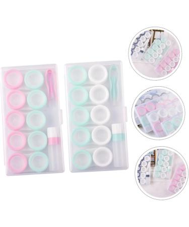 Buy Healeved 6 Sets Colored Contact Lens Storage Box Travel-Friendly Macaron Cases for Contact Lens Protection - Buy Online on GoSupps.com