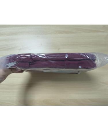 Narwey Hanging Travel Toiletry Bag for Women - Wine Red Medium Size Organizer for Cosmetics and Makeup - Buy Online on GoSupps.com