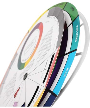 JimKing Creative Color Wheel - Paint Mixing Learning Guide for Makeup & Art Class - 9.25inch - Buy Online on GoSupps.com