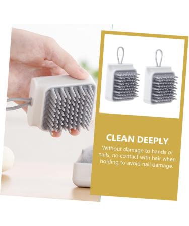 Magiclulu 2-in-1 Shampoo Brush & Scalp Massager for Kids & Adults - Gentle Hair Cleaning & Massage Device - Buy Online on GoSupps.com