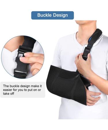 Buy Arm Sling - Breathable Shoulder Immobilizer for Broken Arm Rotator Cuff Injury & Fracture Pain Relief - International Shipping Available - Buy Online on GoSupps.com