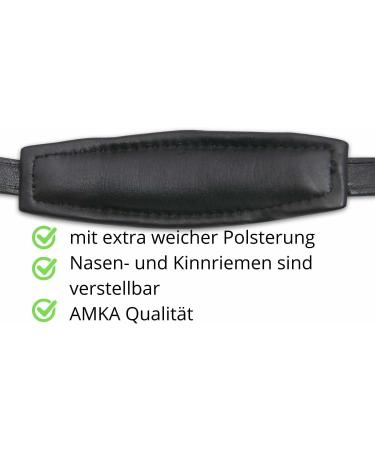 AMKA Hackamore Bitless Bridle with Nose Pad - Black | Premium Quality eCommerce Shipping Worldwide - Buy Online on GoSupps.com