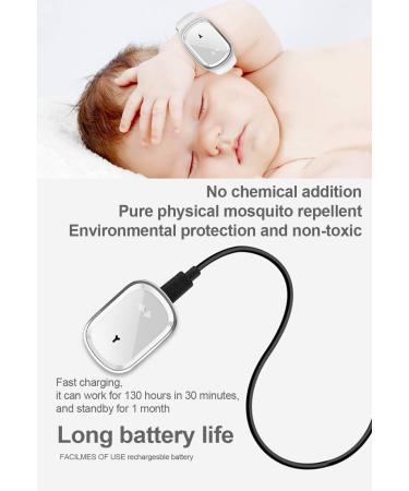 M2 Ultrasonic Mosquito Repellent Bracelet | USB Rechargeable Anti Mosquito Wristband | Black - Buy Online on GoSupps.com