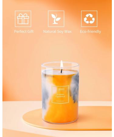 Scented Candles | Black Currant & Olive | Hand-Poured Soy Wax | 90-Hour Burn | Aromatherapy | Fall Holiday Decor Gifts | 15oz Tie-Dye Candle - Buy Online on GoSupps.com