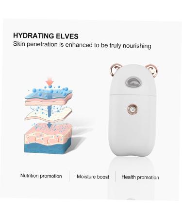 Baluue 1pc Beauty Humidifier Portable Face Skin Humidifier White Electronic Component - Buy Online on GoSupps.com