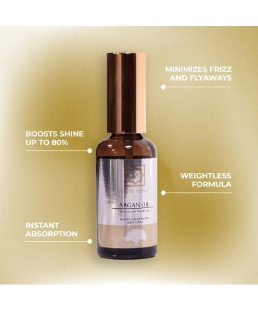 Maria Yanez Moroccan Argan Oil 50ml - Moisturizer for Dry Skin, Hair & Nails - Antioxidant with Repair Treatment - For Men & Women - Buy Online on GoSupps.com