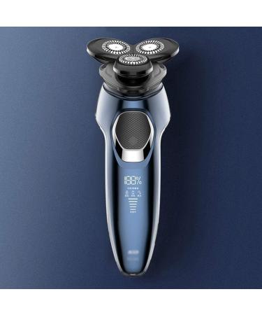Buy Waterproof Electric Razor for Men | Cordless Rotary Shaver & Beard Trimmer | USB Rechargeable Ideal Gift for Husband & Dad - Buy Online on GoSupps.com