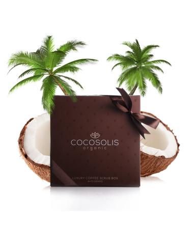 Cocosolis Coffee Body Scrub Set - Luxurious Gift for Women | 3 Peeling Body + 1 Face Scrub (280g) - Essential Oils - Buy Online on GoSupps.com