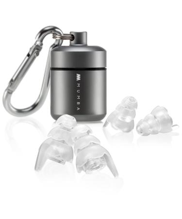 Mumba Musicians Ear Plugs  Upgraded High Fidelity Ear Plugs in Samller Size  25dB Concert Earplugs Reduce Noise for All Frequency  High Decibel Ear Plugs for Musicians  Festival  DJ s Clear