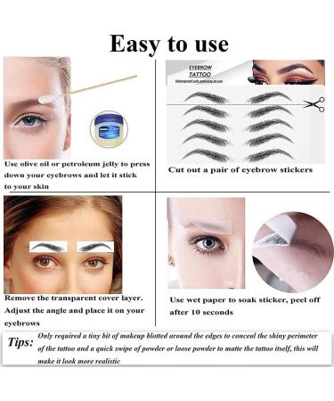 CUDDIKAJI Easy To Apply Eyebrows Professional Accessories Authentic Makeup Products Tint For Eyebrows Waterproof And Long Lasting Brown-07 4pcs - Buy Online on GoSupps.com