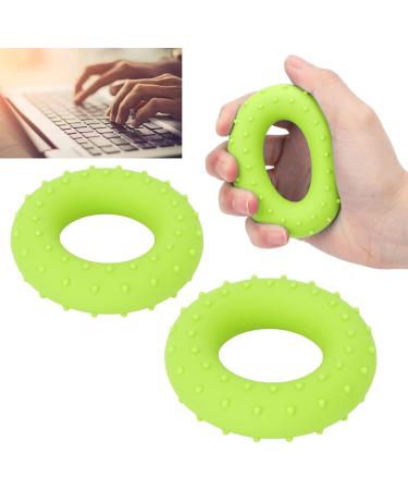 Verdant Touch Grip Thickening Ring - 2 Pack Silicone O-Shape for Forearm Training - 13.6 kg Muscle Coach - Green - Enhance Grip Strength - Buy Online on GoSupps.com